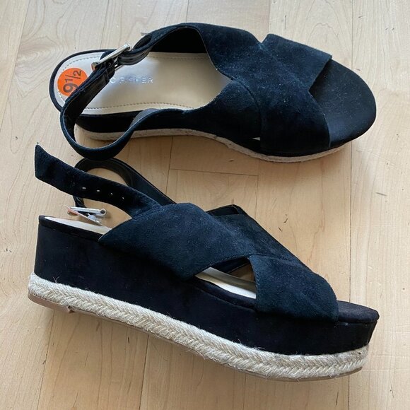 𝅺MARC Fisher Espadrilles Platform Wedge New 9.5 - Picture 2 of 6